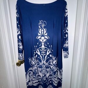 Haani Navy and White Dress